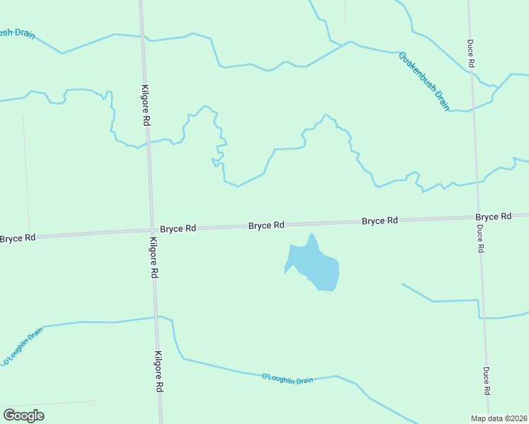 map of restaurants, bars, coffee shops, grocery stores, and more near 8817 Bryce Road in Township of Kenockee