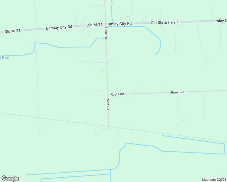 map of restaurants, bars, coffee shops, grocery stores, and more near 4242 Cade Road in Capac