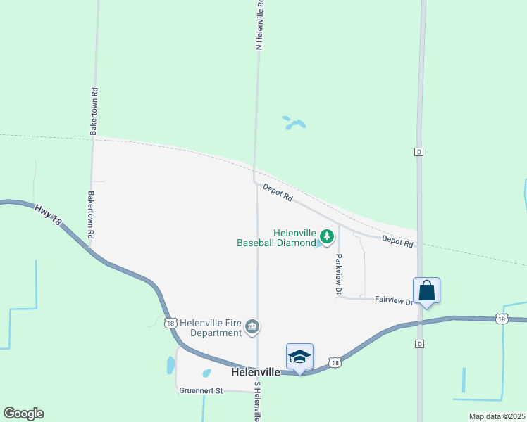 N4868 North Helenville Road, Helenville WI Walk Score