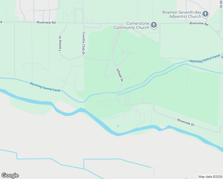 map of restaurants, bars, coffee shops, grocery stores, and more near 4006 Inverness Ct in Riverton