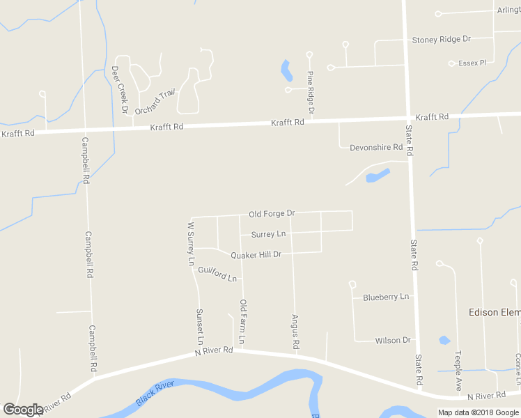 map of restaurants, bars, coffee shops, grocery stores, and more near 4236 Old Forge Drive in Fort Gratiot Township