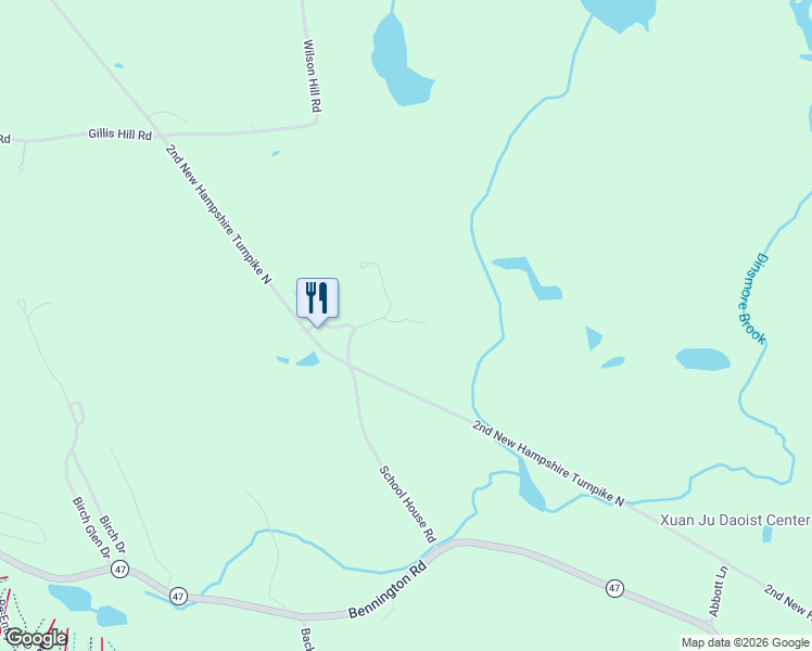 map of restaurants, bars, coffee shops, grocery stores, and more near in Francestown