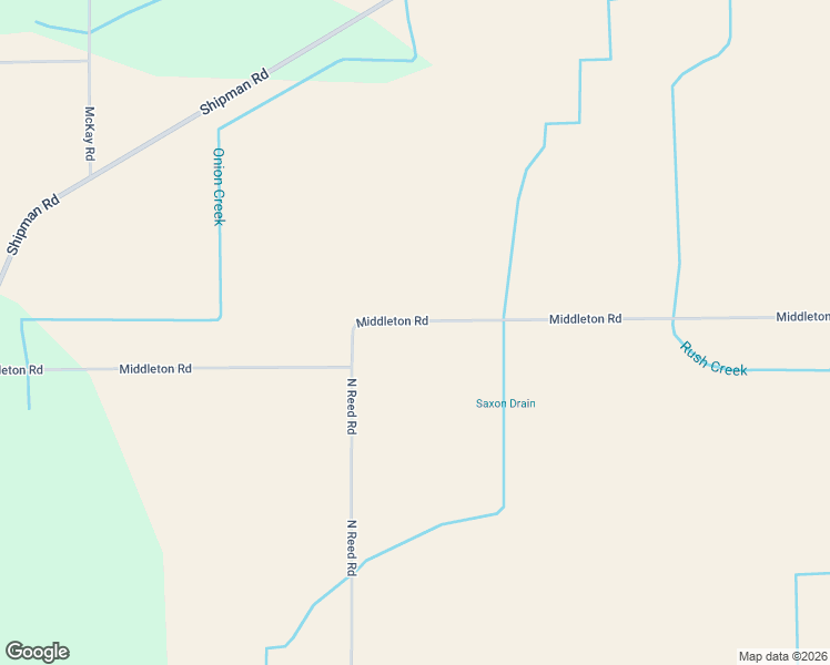 map of restaurants, bars, coffee shops, grocery stores, and more near 8180 Middleton Road in Corunna