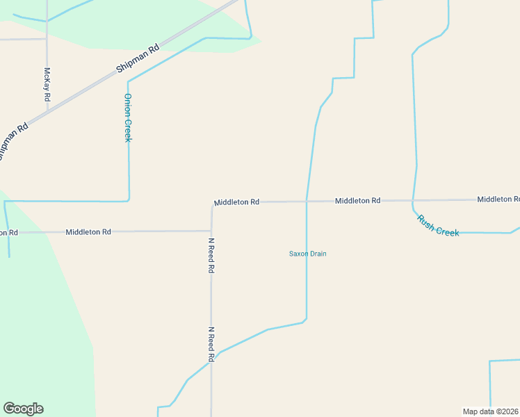 map of restaurants, bars, coffee shops, grocery stores, and more near 8180 Middleton Road in Corunna