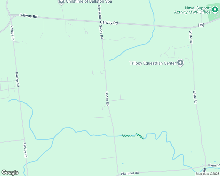 map of restaurants, bars, coffee shops, grocery stores, and more near 1164 Goode Road in Ballston Spa