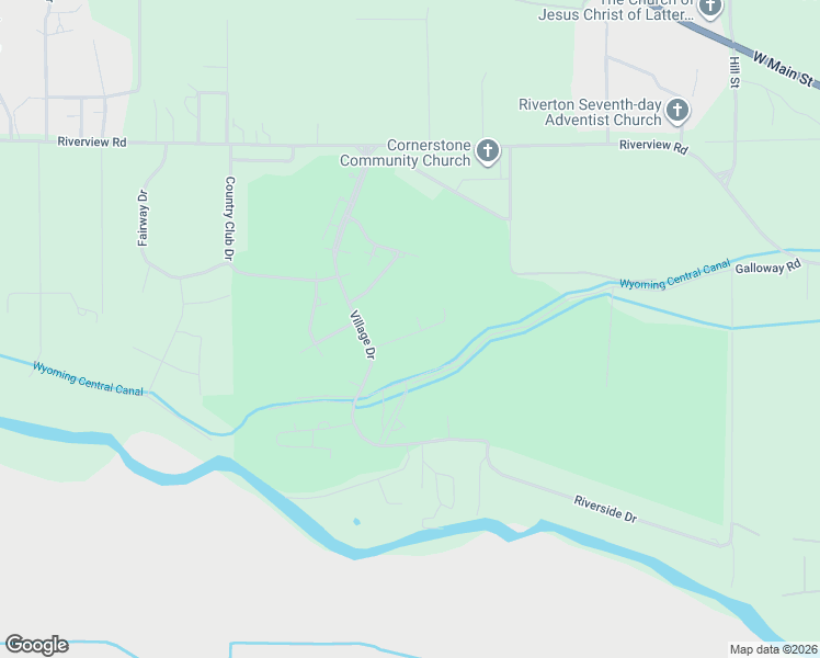 map of restaurants, bars, coffee shops, grocery stores, and more near 503 Spy Glass Circle in Riverton