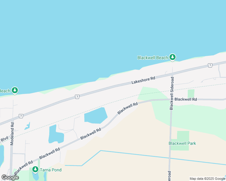 map of restaurants, bars, coffee shops, grocery stores, and more near 1695 Lakeshore Road in Sarnia