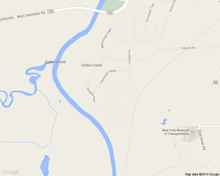 map of restaurants, bars, coffee shops, grocery stores, and more near Blaydon Loop in West Henrietta