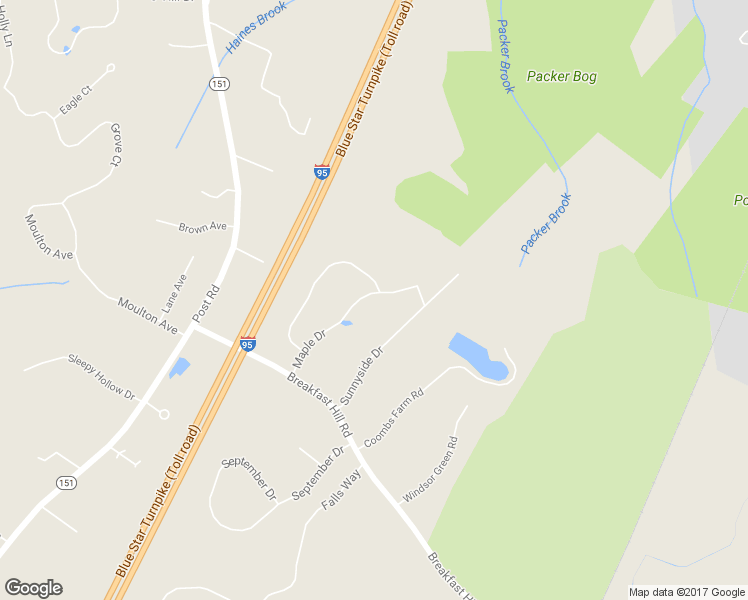 map of restaurants, bars, coffee shops, grocery stores, and more near 24 Maple Drive in Greenland