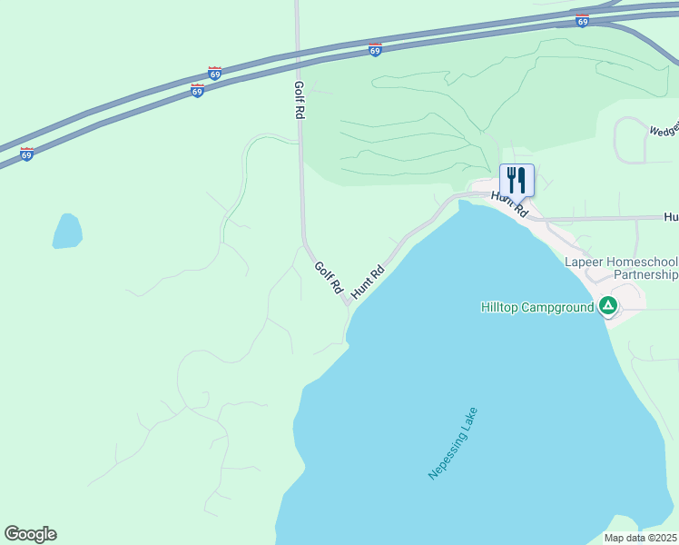 map of restaurants, bars, coffee shops, grocery stores, and more near in Lapeer