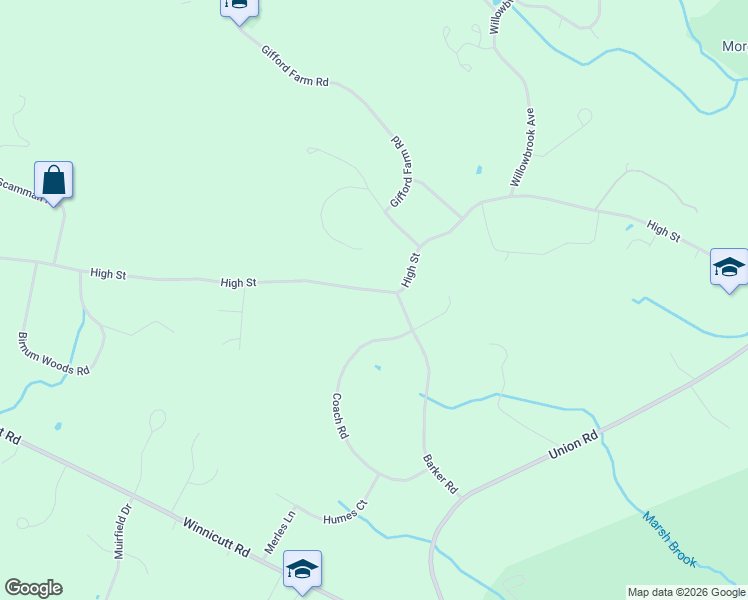 map of restaurants, bars, coffee shops, grocery stores, and more near 27 Coach Road in Stratham