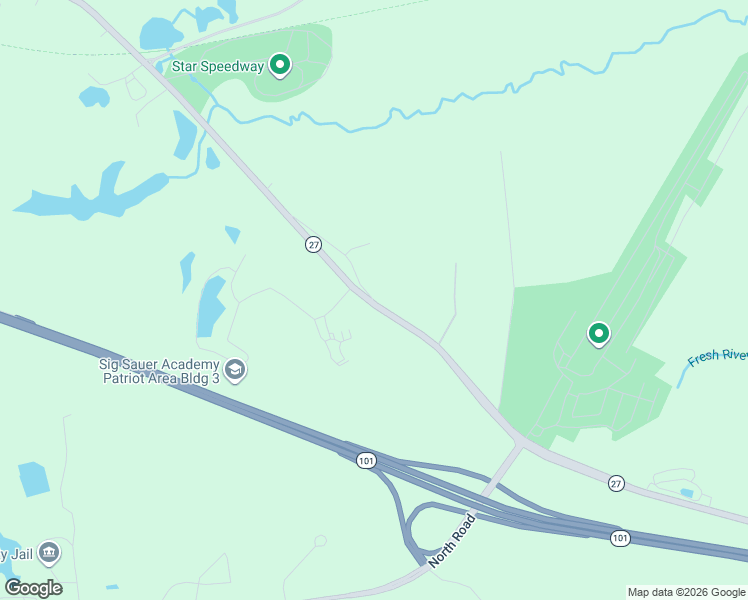 map of restaurants, bars, coffee shops, grocery stores, and more near 220 Indian River Road in Epping