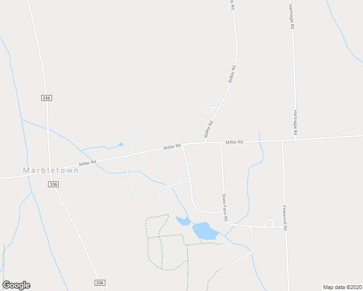 map of restaurants, bars, coffee shops, grocery stores, and more near 6860 Miller Road in Newark