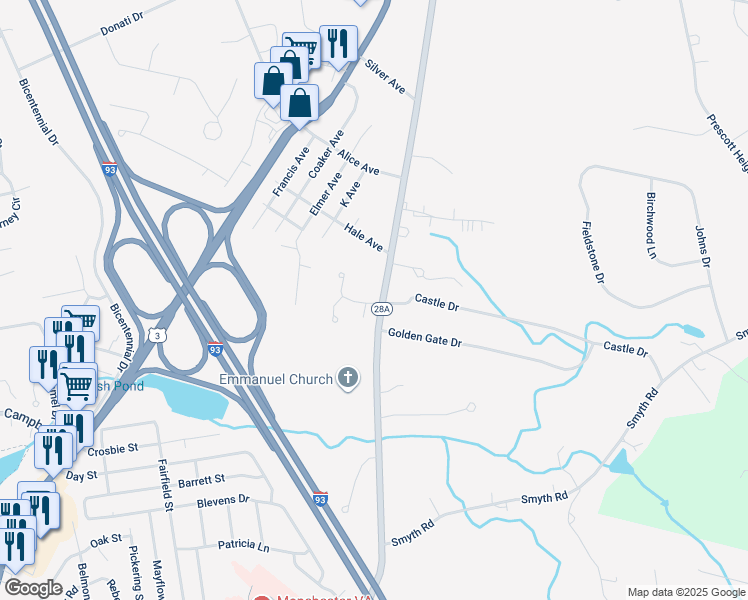 9 Stonegate Drive, South Hooksett NH Walk Score