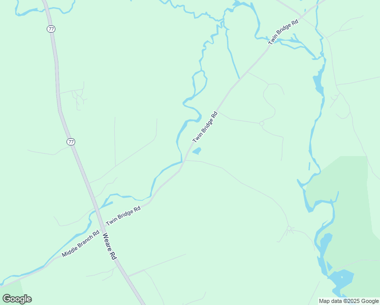 map of restaurants, bars, coffee shops, grocery stores, and more near 283 Twin Bridge Road in New Boston