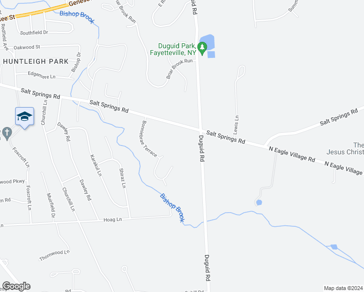 map of restaurants, bars, coffee shops, grocery stores, and more near 7884 Salt Springs Road in Fayetteville