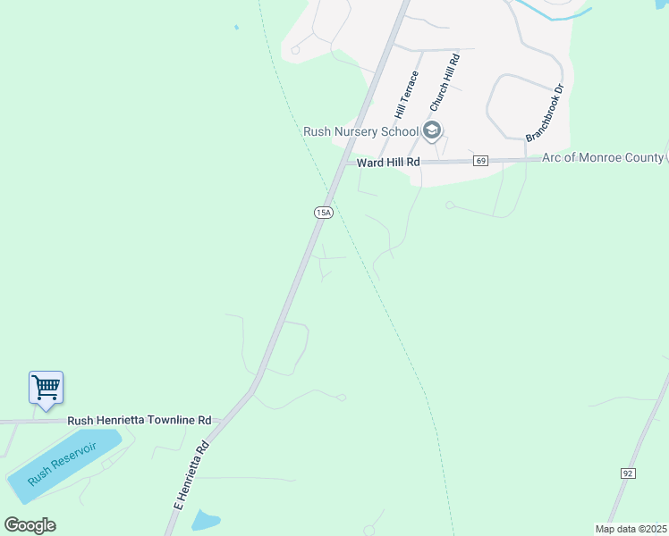 map of restaurants, bars, coffee shops, grocery stores, and more near 5000 East Henrietta Road in Henrietta