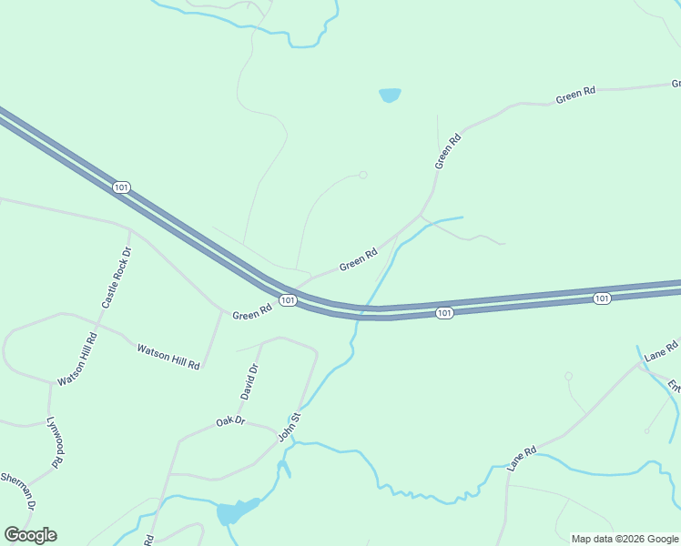 map of restaurants, bars, coffee shops, grocery stores, and more near 48A Green Road in Raymond