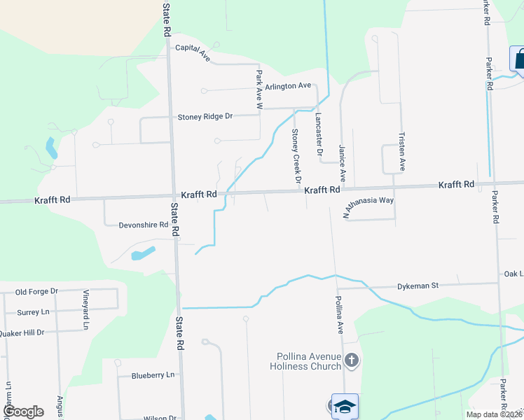 map of restaurants, bars, coffee shops, grocery stores, and more near 3855 Krafft Road in Fort Gratiot Township