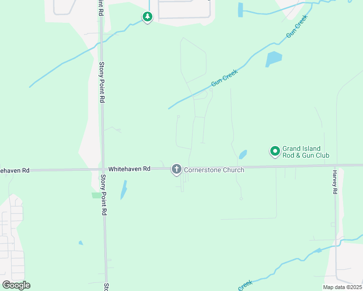 map of restaurants, bars, coffee shops, grocery stores, and more near 314 Quarry Run in Grand Island