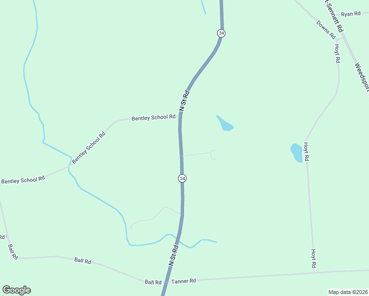 map of restaurants, bars, coffee shops, grocery stores, and more near 8392 New York 34 in Weedsport