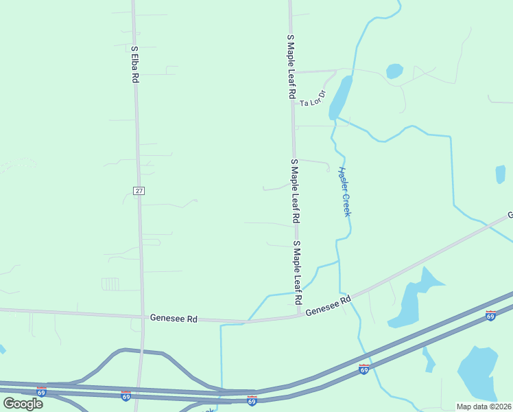 map of restaurants, bars, coffee shops, grocery stores, and more near 672 South Maple Leaf Road in Lapeer