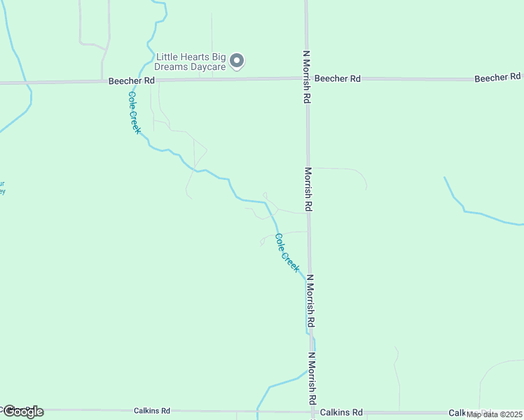 map of restaurants, bars, coffee shops, grocery stores, and more near 1315 North Morrish Road in Flint