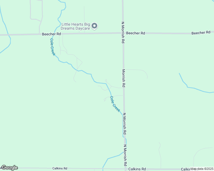 map of restaurants, bars, coffee shops, grocery stores, and more near 1315 N Morrish Rd in Flint