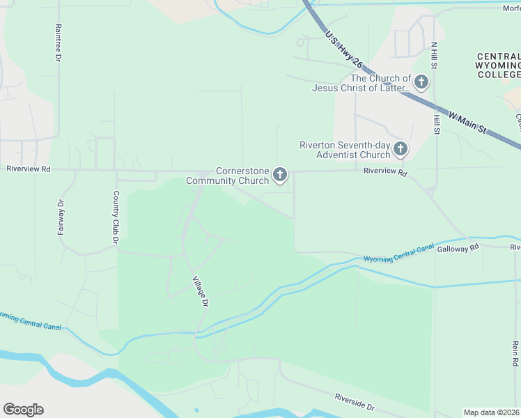 map of restaurants, bars, coffee shops, grocery stores, and more near 3709 Tam-O-Shanter Drive in Riverton