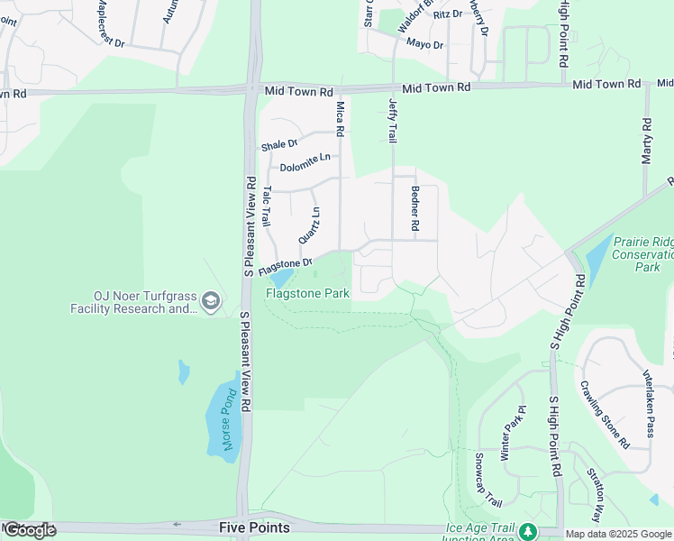 map of restaurants, bars, coffee shops, grocery stores, and more near 8301 Flagstone Drive in Madison