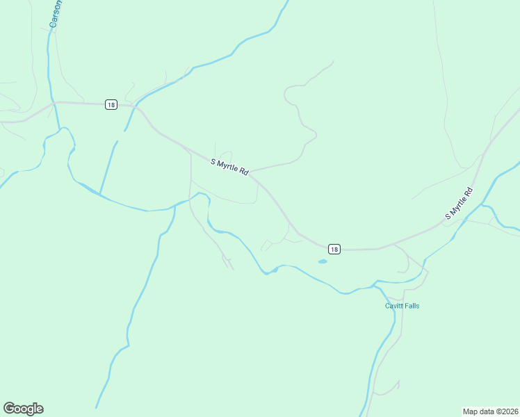 map of restaurants, bars, coffee shops, grocery stores, and more near 4655 South Myrtle Road in Myrtle Creek