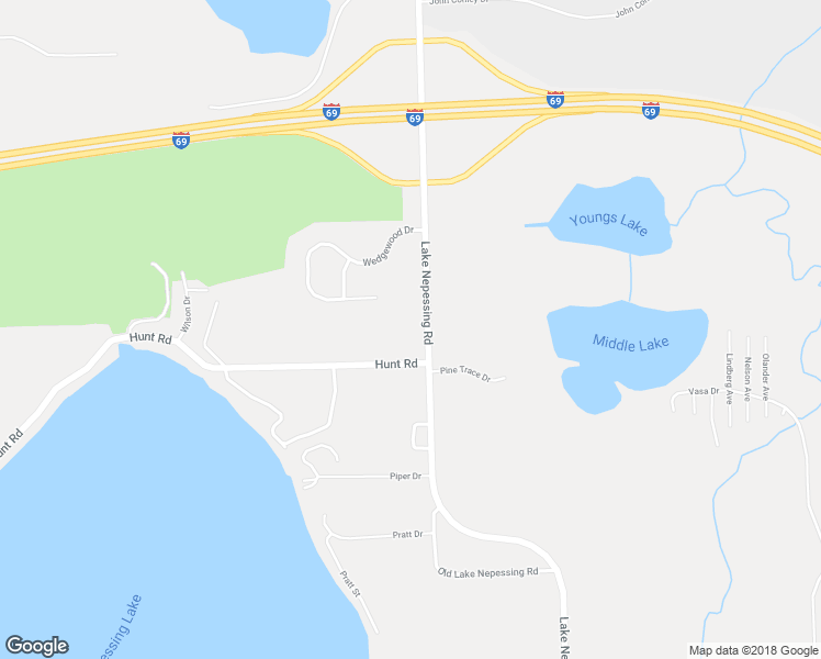 map of restaurants, bars, coffee shops, grocery stores, and more near 1040 Lake Nepessing Road in Lapeer