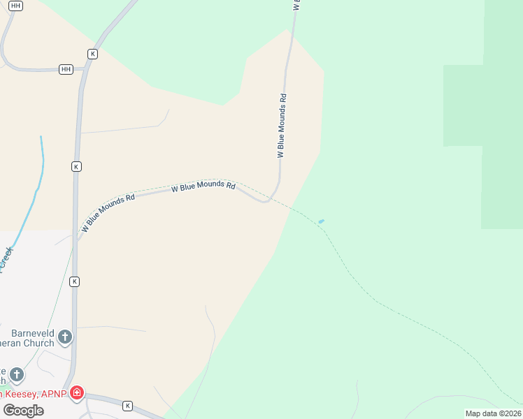 map of restaurants, bars, coffee shops, grocery stores, and more near 3361 West Blue Mounds Road in Blue Mounds