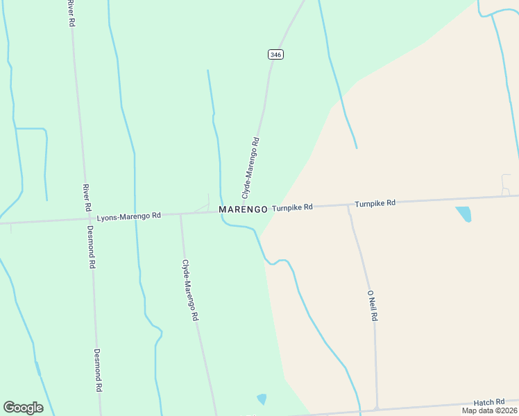 map of restaurants, bars, coffee shops, grocery stores, and more near 9969 Turnpike Road in Clyde