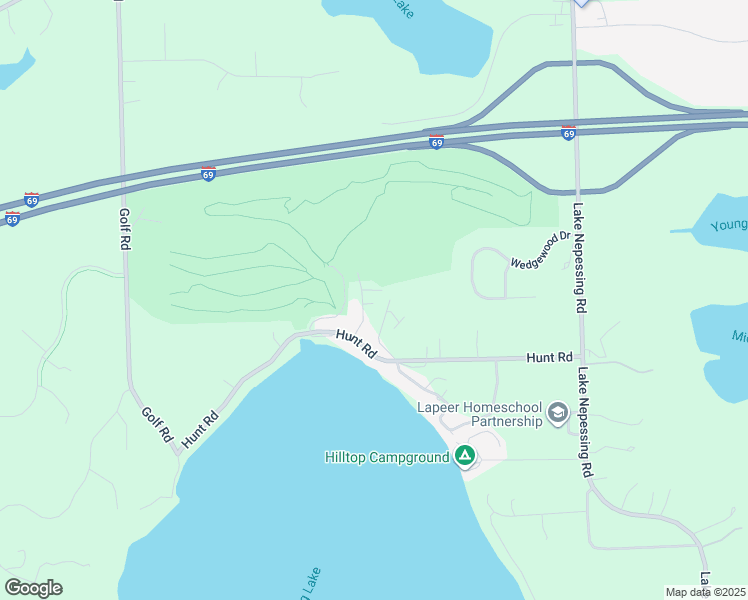 map of restaurants, bars, coffee shops, grocery stores, and more near 3731 Taft Drive in Lapeer
