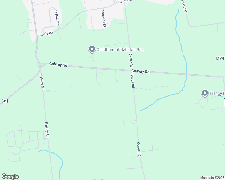 map of restaurants, bars, coffee shops, grocery stores, and more near 6 Pinebrook Drive in Ballston Spa