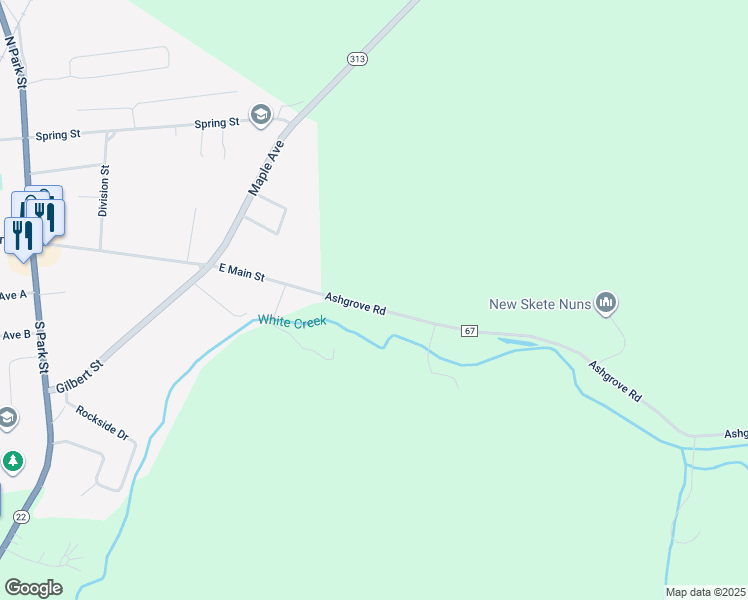 map of restaurants, bars, coffee shops, grocery stores, and more near 231 Ashgrove Rd in Cambridge