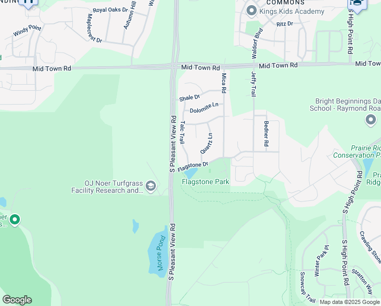 map of restaurants, bars, coffee shops, grocery stores, and more near 2337 Talc Trail in Madison