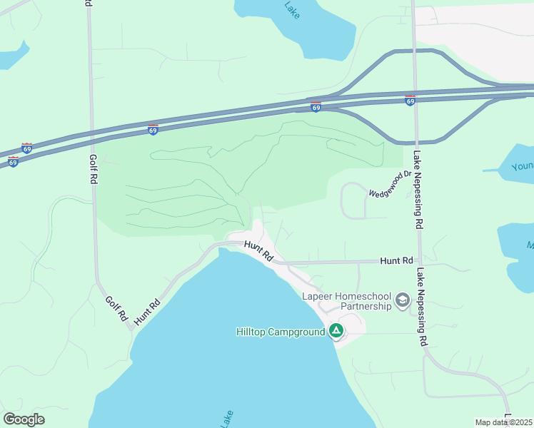 map of restaurants, bars, coffee shops, grocery stores, and more near 3731 Taft Drive in Lapeer
