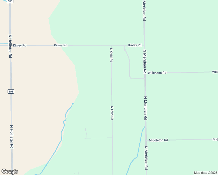 map of restaurants, bars, coffee shops, grocery stores, and more near 2649 North Ovid Road in Ovid