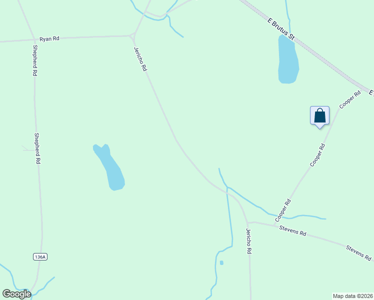 map of restaurants, bars, coffee shops, grocery stores, and more near 8456 Jericho Road in Weedsport