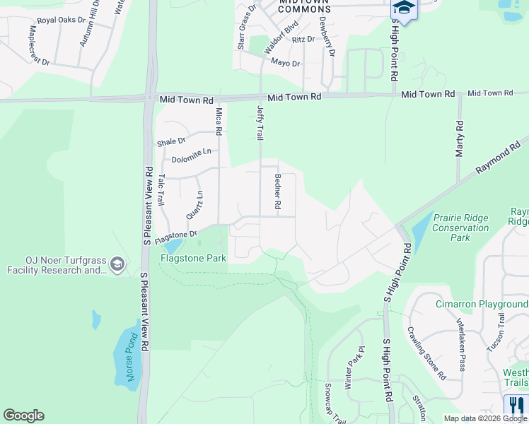 map of restaurants, bars, coffee shops, grocery stores, and more near 8113 Flagstone Drive in Madison