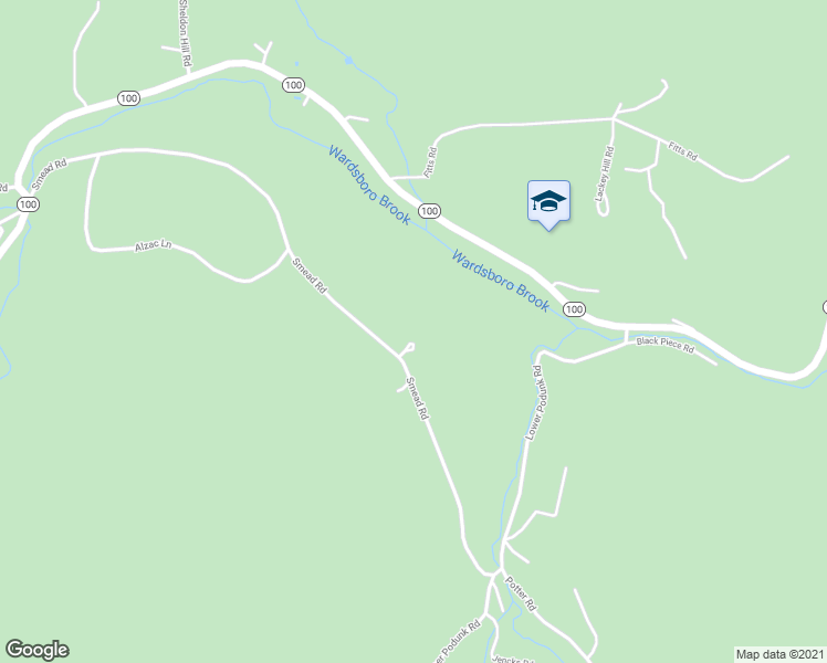 map of restaurants, bars, coffee shops, grocery stores, and more near 935 Smead Road in Wardsboro