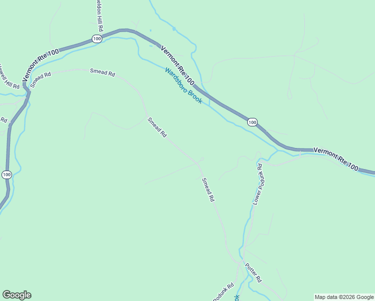 map of restaurants, bars, coffee shops, grocery stores, and more near 935 Smead Road in Wardsboro