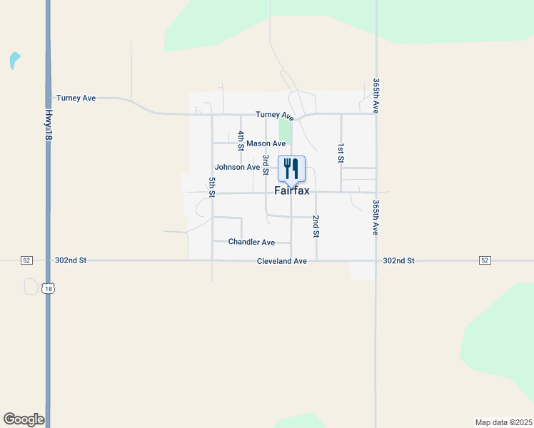 map of restaurants, bars, coffee shops, grocery stores, and more near 301 3rd Street in Fairfax