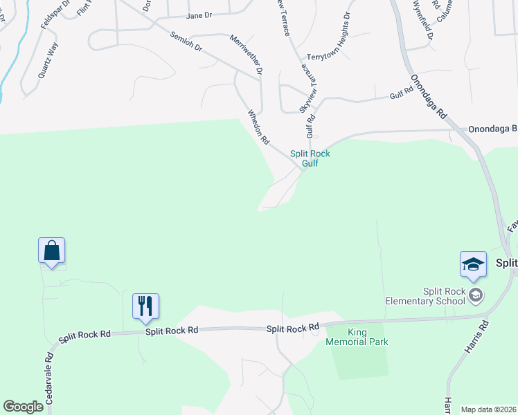 map of restaurants, bars, coffee shops, grocery stores, and more near 3961 Onondaga Boulevard in Camillus