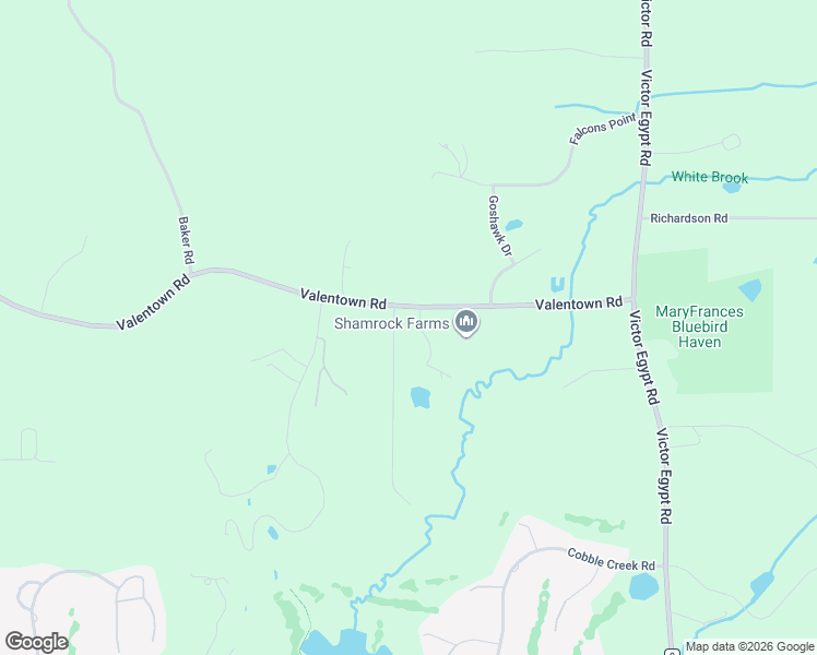 map of restaurants, bars, coffee shops, grocery stores, and more near 230 Haywood Glen in Victor