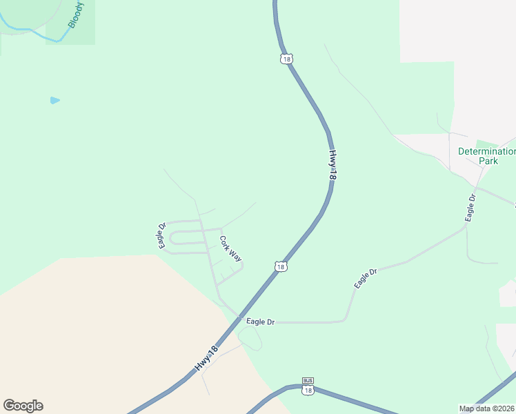 map of restaurants, bars, coffee shops, grocery stores, and more near 315 Highpointe Loop in McGregor