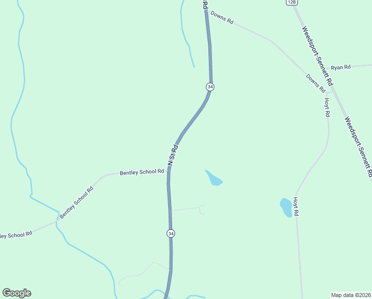 map of restaurants, bars, coffee shops, grocery stores, and more near 8594 North Street Road in Weedsport