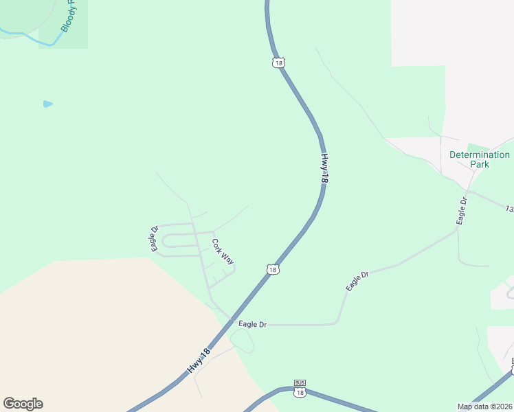 map of restaurants, bars, coffee shops, grocery stores, and more near 315 Highpointe Loop in McGregor